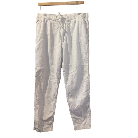 H&M Linen Blend Pants Size Medium - Picture 1 of 15